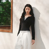 森马长袖T恤女春季短款紧身假两件2026新款设计感显瘦气质套头衫 商品缩略图2