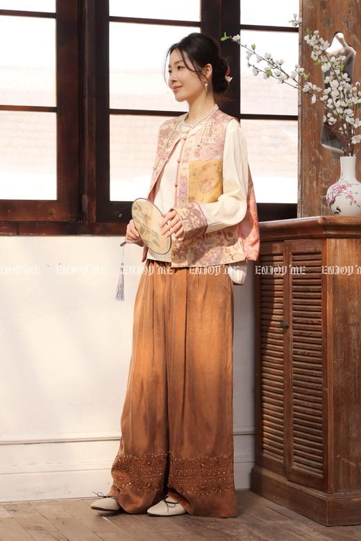 【门店同款】ENJOY春季“画中行”端木良锦时装长裤 169243999 商品图2