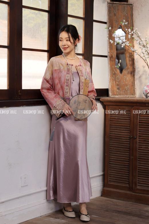 【门店同款】ENJOY春季“画中行”云锦春华中式外套 169244377 商品图7