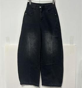 SNC廓形宽松弯刀牛仔裤51224 春季 052681222577