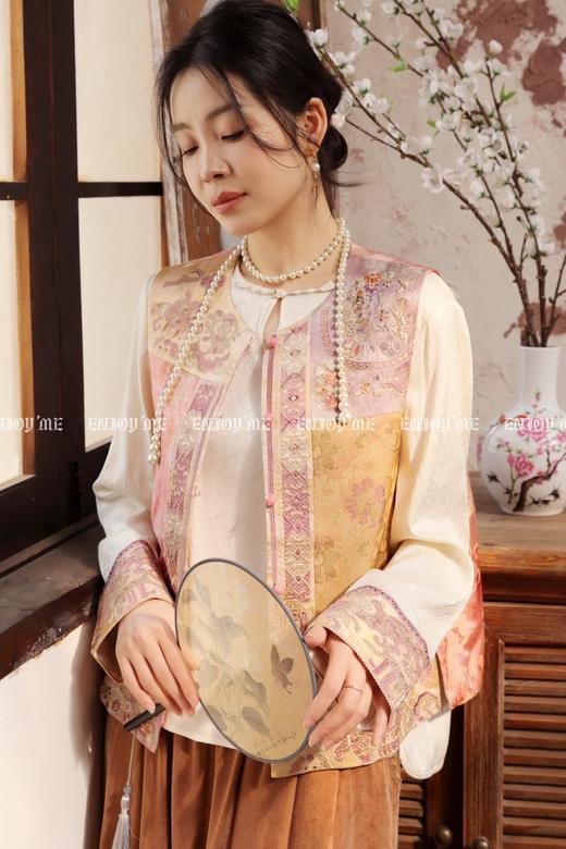 【门店同款】ENJOY春季“画中行”绣春诏中式马夹 169243905 商品图0