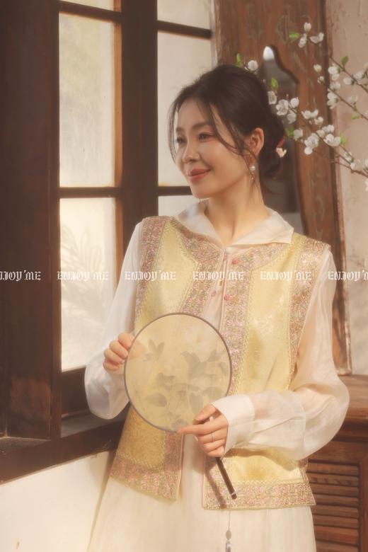 【门店同款】ENJOY春季“画中行”春韵别处中式马夹 169444029 商品图14