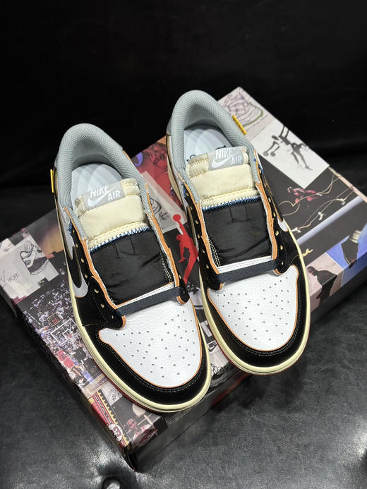 秋冬特惠💰430 公司级 Air Jordan 1 Low 防滑 低帮 倒钩联名款 商品图2