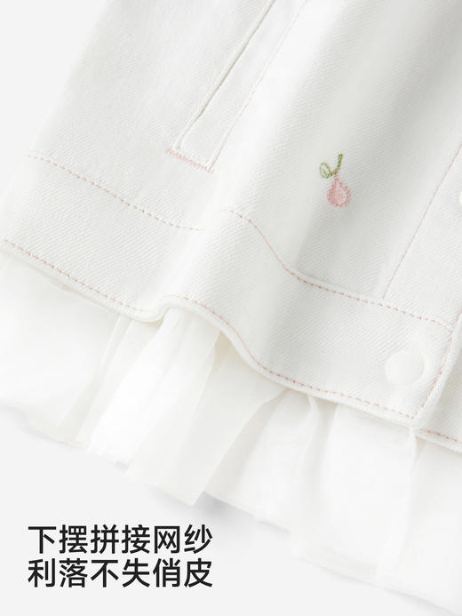 英氏儿童牛仔外套女宝宝春秋纯棉可爱百搭春季衣服YRWBJ1S031A 商品图2