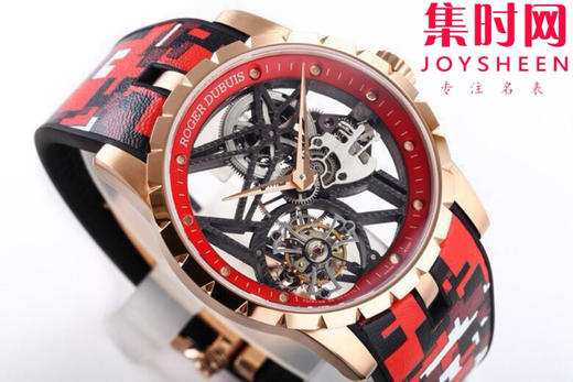 NEW罗杰杜彼迷彩陀飞轮 新品彩色陀飞轮，掀起彩色旋风，少量到货。EXCALIBUR王者系列 RDDBEX0938真陀飞轮男士腕表 商品图2