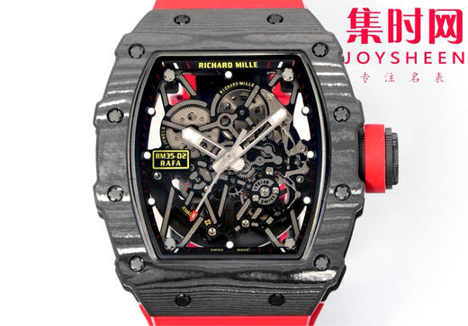 NEW理查德米勒RM35-02 RM035碳纤维系列 男士腕表 亿万富翁的入场券 理查米尔RM35-02 RAFAEL NADAL碳纤维全自动机械腕表，整表原装数据！ 商品图1