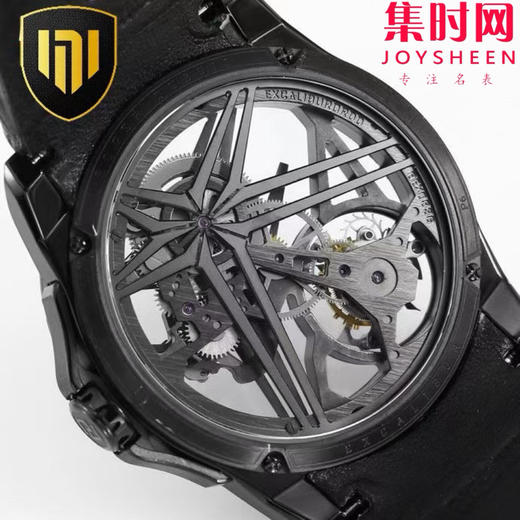 NEW罗杰杜彼王者镂空陀飞轮系列RDDBEX0889 男士腕表 立体小牛皮表带 真陀飞轮机 商品图4