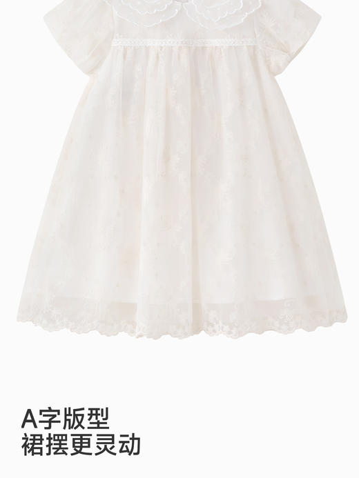 【高定系列】英氏儿童连衣裙女童夏季新款短袖短裙子可爱公主裙YRLCJ1S056A 商品图2