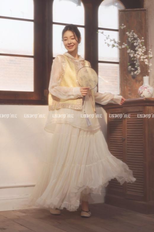 【门店同款】ENJOY春季“画中行”春韵别处中式马夹 169444029 商品图12