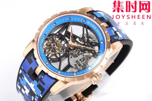 NEW罗杰杜彼迷彩陀飞轮 新品彩色陀飞轮，掀起彩色旋风，少量到货。EXCALIBUR王者系列 RDDBEX0938真陀飞轮男士腕表 商品图1