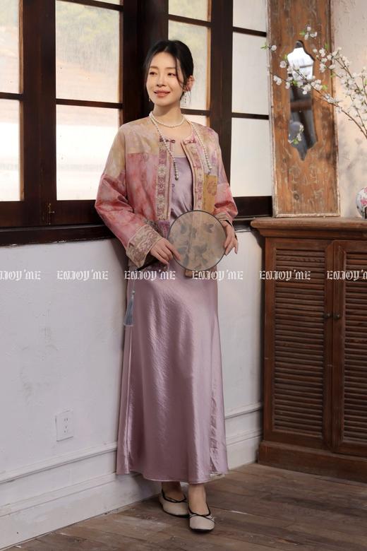 【门店同款】ENJOY春季“画中行”云锦春华中式外套 169244377 商品图9