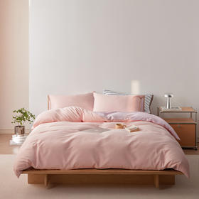 2026春夏全棉人字纹小提花拼色系列四件套