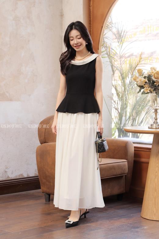 【门店同款】ENJOY春季“轻礼服”莫奈绮梦拼接裙 169605259 商品图2