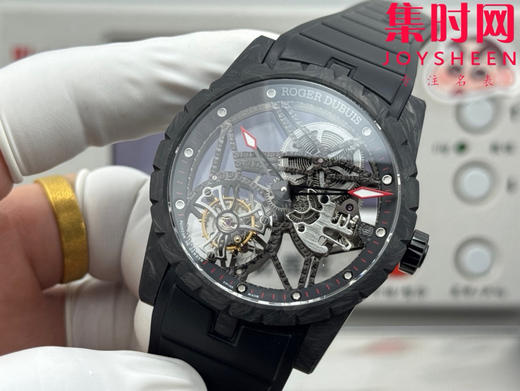 NEW罗杰杜彼碳纤维镂空陀飞轮系列 V4版 真陀飞轮男士腕表 商品图2