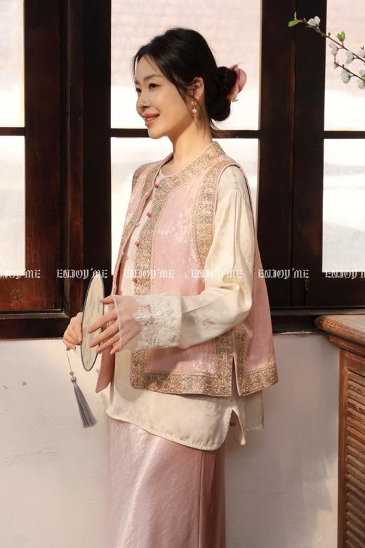 【门店同款】ENJOY春季“画中行”春韵别处中式马夹 169444029 商品图10