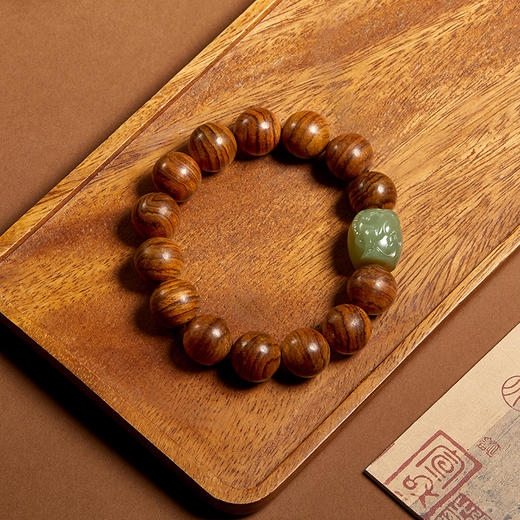 【故宫饰品】马到成功黄花梨手串文创新年本命年男士生日礼物男生 商品图4
