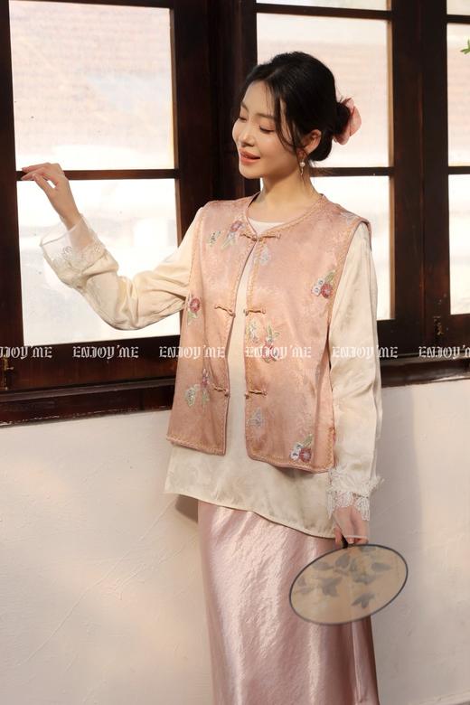 【门店同款】ENJOY春季“画中行”蝶梦霓裳中式马夹 169244107 商品图8