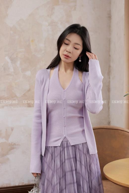 【门店同款】ENJOY春季“柔光芳序”挂脖背心两件套 169247826 商品图5