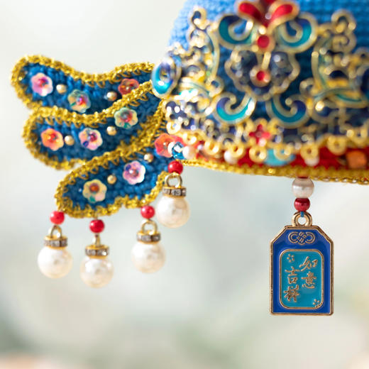 苏苏姐家凤冠香囊挂件手工DIY钩针装饰编织小物蕾丝毛线团材料包 商品图3