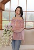 【门店同款】ENJOY春季“柔光芳序”婉约结梦一字肩上衣 169693084 商品缩略图2