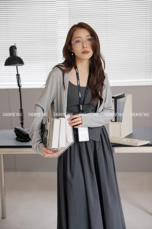 【门店同款】ENJOY春季“柔权主义”撞色两件套裙 169604133 商品图6