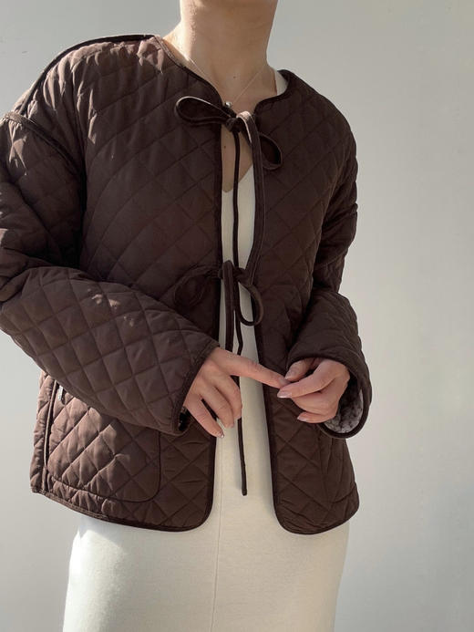 VC｜HHD25017 Susy quilted jacket [ 外套 藕色 / 藏青 ]【HOLIDAY】 商品图12