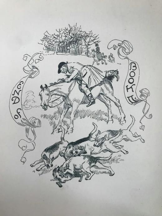 1896年 威廉·萨默维尔《追逐》 休·汤姆森约10余幅精美插图 漆布精装大32开 商品图10