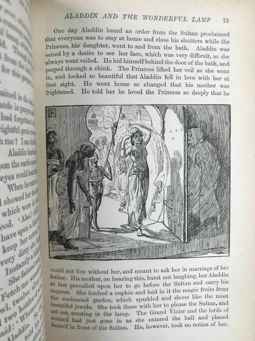 1889年 安德鲁·朗格《蓝色童话书》 数十幅精美插图 漆布精装32开 商品图10