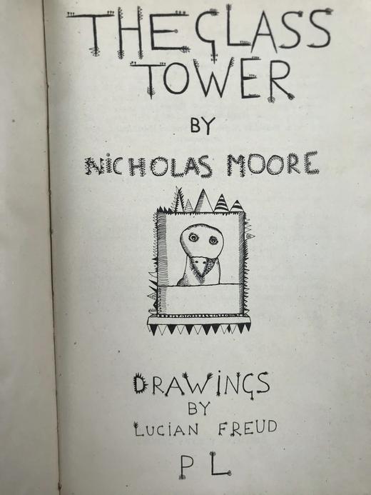 1944年 尼古拉斯·穆尔《玻璃塔》 卢西安·弗洛伊德艺术插图 精装32开 商品图2