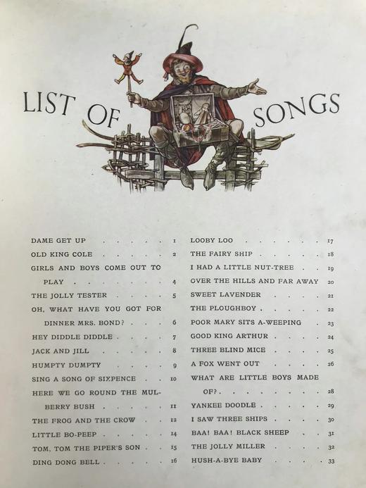 约1920年代 三十首经典童谣 伍德罗夫精美彩色插图 精装大16开 商品图3