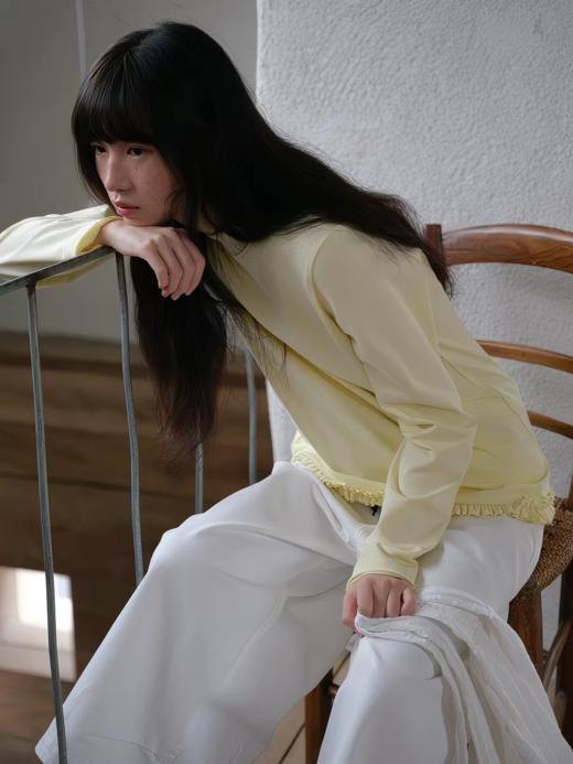 步履不停/6A16106C/半高领花边长袖T 商品图2