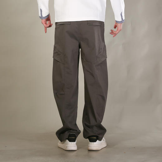 DRONKOO 2026 半松紧两侧袋盖前破缝轻工装中厚工装长裤 商品图4