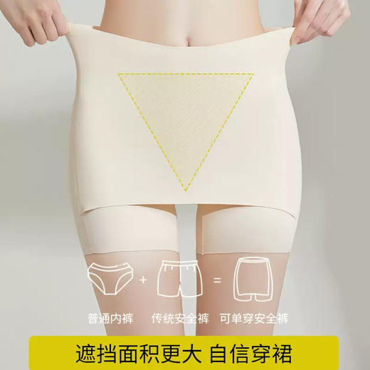 拒绝三角区！夏季薄款打底裤安全裤 7A抑菌棉裆免穿内裤防走光隔层冰丝安全裤 商品图0