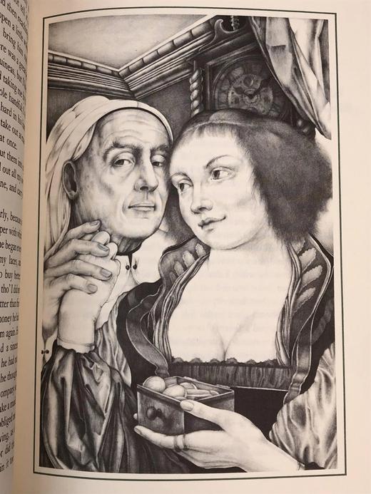 限量版！丹尼尔・笛福《摩尔・弗兰德斯的幸运与不幸》 配插图 富兰克林图书馆豪华皮装本 商品图6