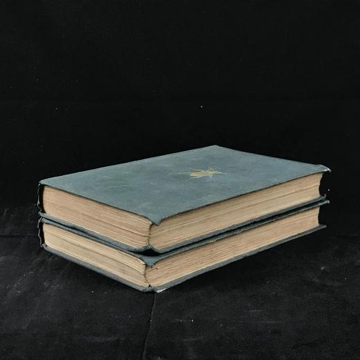 1843年 昆虫学导论（全2卷） 3页套色版画插图 漆布精装18开 商品图1