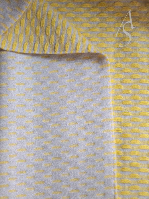 Jai  米黄色库伦羊绒毯 商品图4