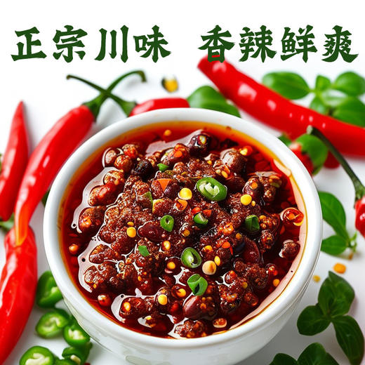【四川特产❗️双椒牛肉酱】配料健康无狠活，劲道牛肉+鲜辣双椒，香辣有层次，辣而不燥，香而不腻，下饭酱正宗四川农家风味拌饭酱拌面酱开罐即食QQ 商品图2