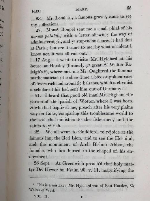 1827年 伊夫林回忆录与日记（全5卷）  配插图 真皮精装大32开 商品图10