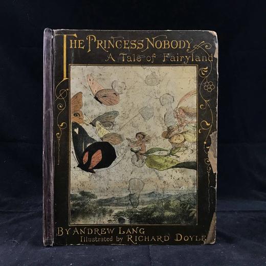 【品相欠佳】约19世纪末 安德鲁·朗格《无名公主：仙境传奇》 理查德·道尔彩色插图 布脊精装18开 商品图0