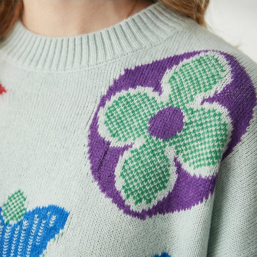 【咕咕同款】PALUOPO/PL圆领女衫ET20111R-A/约重430g帕罗 商品图8