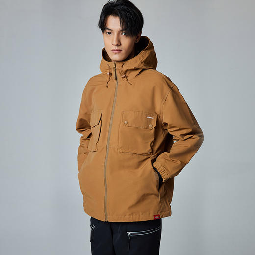 Dickies连帽外套男秋冬大容量口袋宽松休闲城市机能夹克男女情侣装 商品图0