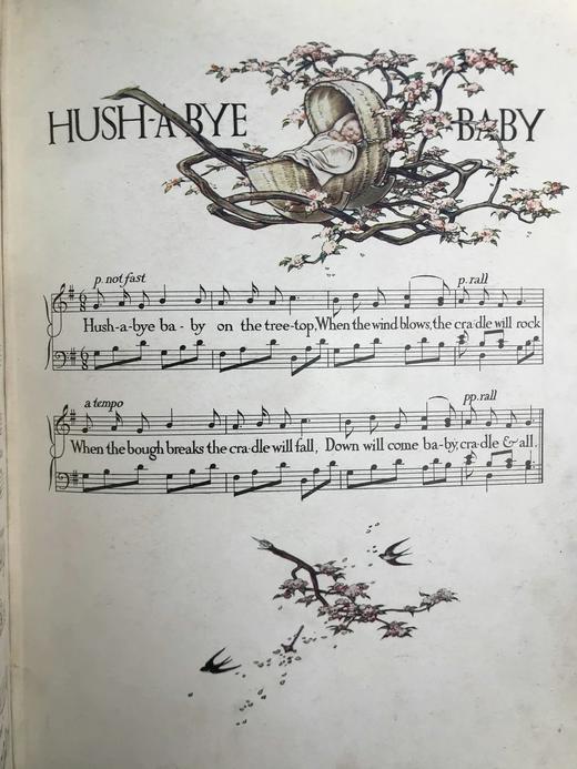 约1920年代 三十首经典童谣 伍德罗夫精美彩色插图 精装大16开 商品图4