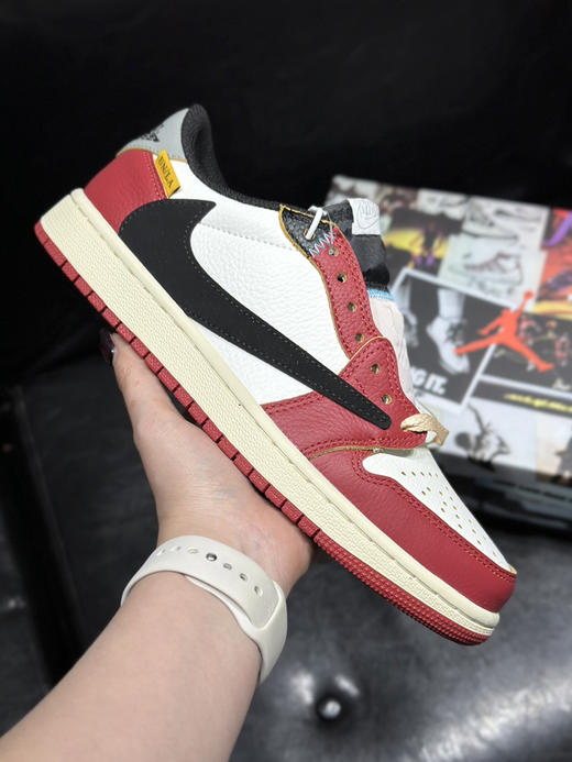 秋冬特惠💰430 公司级 Air Jordan 1 Low 防滑 低帮 倒钩联名款 商品图3