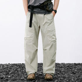 714street凉感防晒户外徒步登山裤2026春夏轻薄宽松束脚工装裤男