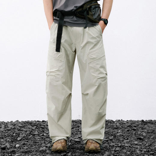 714street凉感防晒户外徒步登山裤2026春夏轻薄宽松束脚工装裤男 商品图0