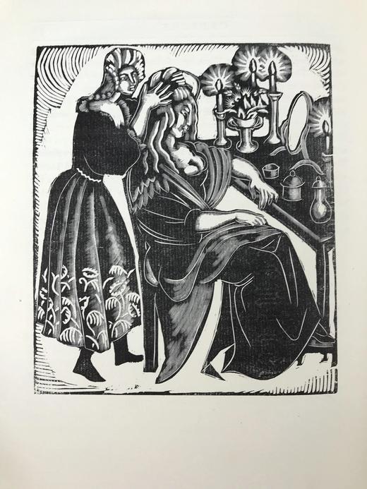 限量350册 1927年 哈利法克斯侯爵《淑女的新年礼物（给女儿的箴言）》 塞恩斯伯里木版画插图 布面精装大16开 商品图9