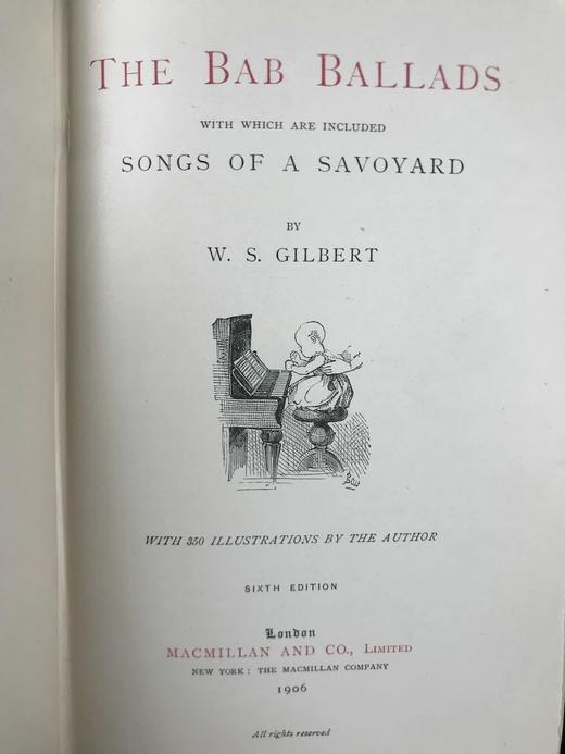 1906年 巴布民谣集 作者亲绘350幅插图 漆布精装32开 商品图2