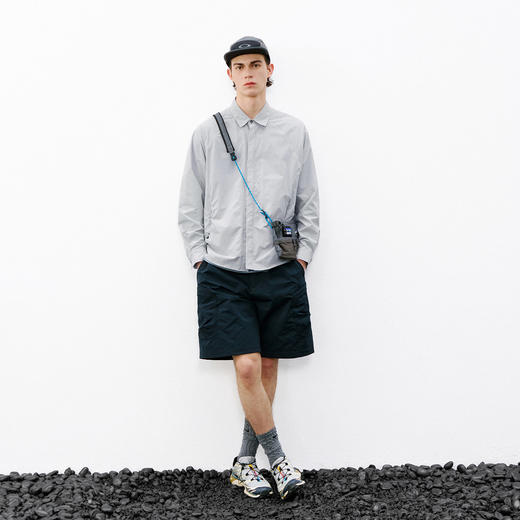 714street轻薄宽松防晒长袖衬衫男2026春夏户外吸湿机能运动外套 商品图4