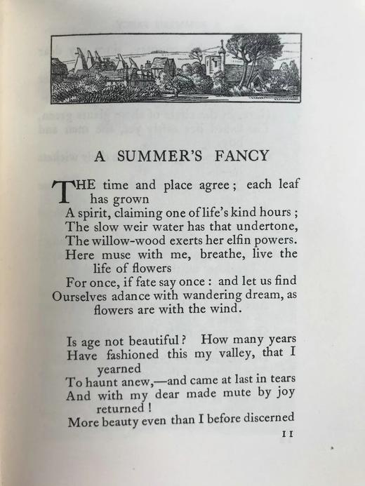 限量签名本！1930年 布伦登《夏日遐想》 施瓦贝4幅插图 布脊精装18开 商品图5