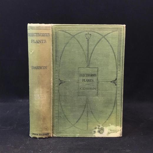 1908年 达尔文《食虫植物》配有插图 漆布精装32开 商品图0